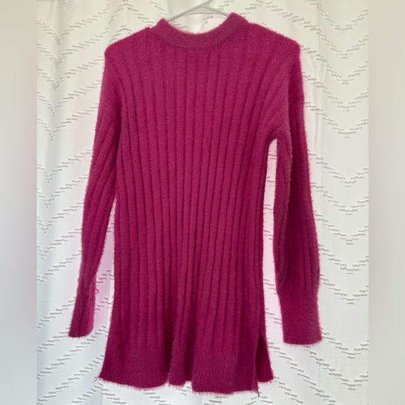 Hippie Rose Sweaters - Hippie Rose Magenta Turtleneck Sweater